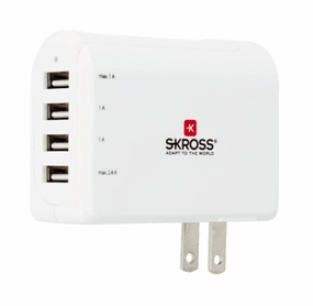 Skross Us Usb 4 Port Charger Limited Time Offer Surprise Discount Today