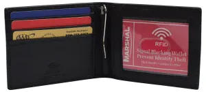 Slim Wallet Money Clip Rfid Blocking Minimalist Bifold Wallet Leather Front Pocket Id Card Holder Best Deal Online Dont Miss This Offer