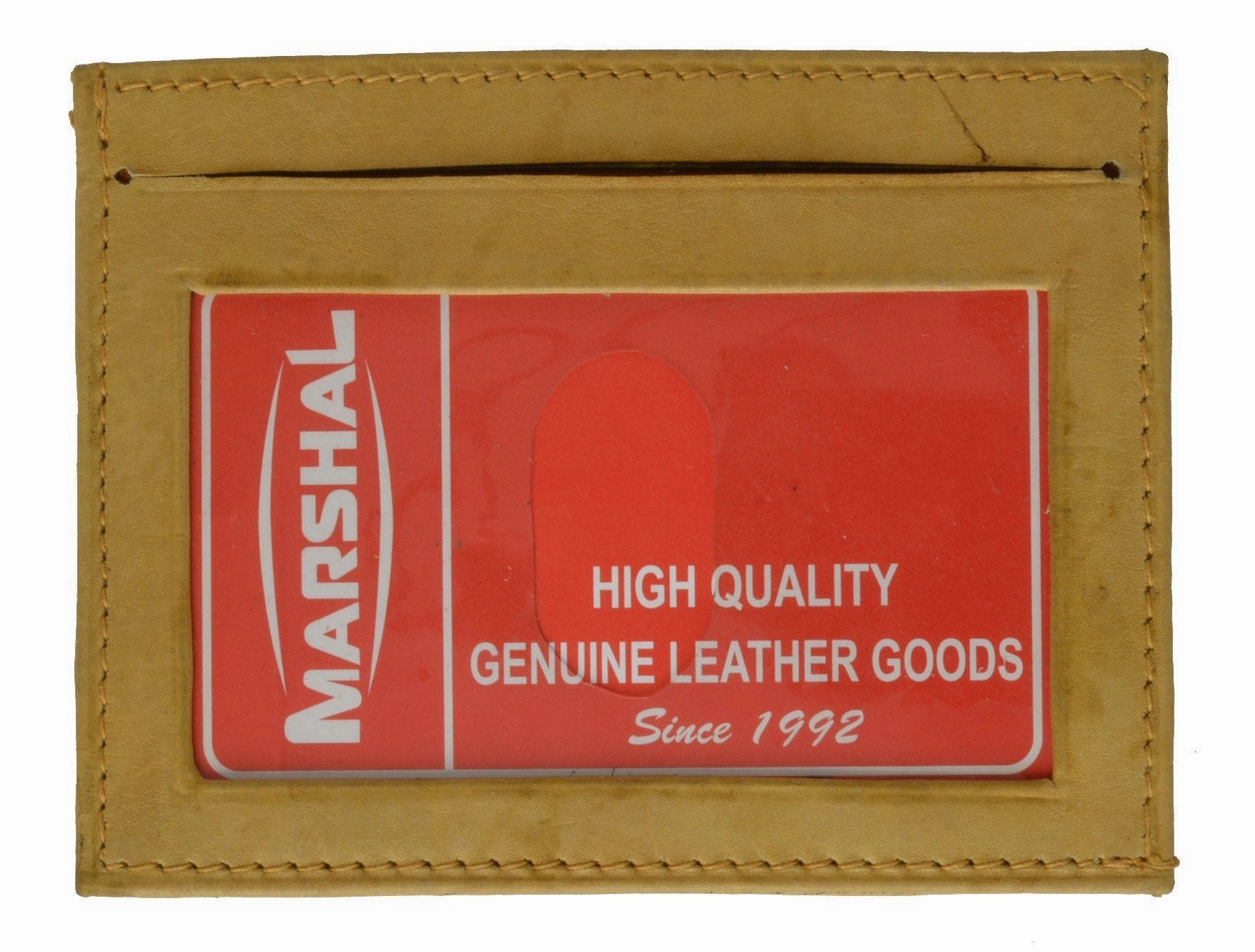 Today Only Hot Sale Slim And Sleek Genuine Leather Credit Card Holder With Id Window 270 Cf