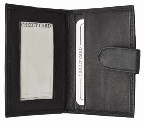 Slim Lamb Leather Credit Card Id Mini Snap Bifold Wallet Driver'S License Safe 145C (C) Exclusive Online Offer Steal Todays Offer