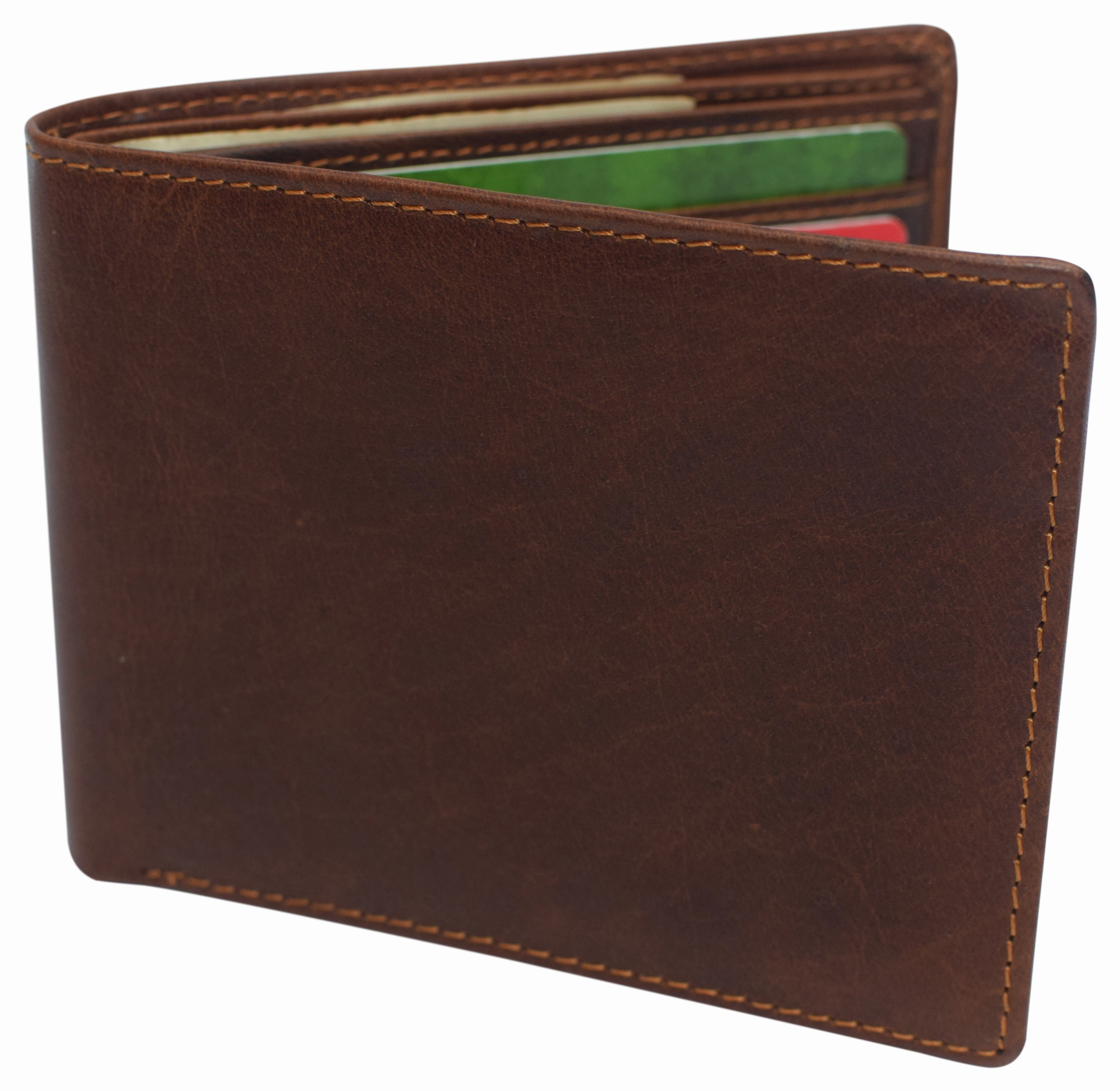 Slim Leather Bifold Wallets For Men - Minimalist Mens Wallet Rfid Blocking Card Holder With Id Window Gifts For Men Shop the Savings Shop Today Save