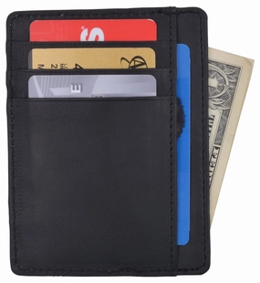 Special Deals Online Slim Minimalist Wallets For Men Women - Leather Front Pocket Thin Mens Wallet Rfid Credit Card Holder Gifts For Men