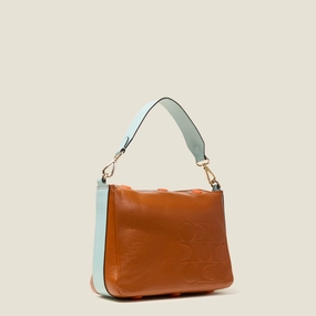 Today Only Savings Small Softie Leather Shoulder Bag - Ok Colourblock Sienna