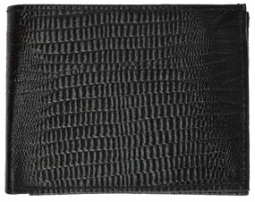 Snake Print Cowhide Leather Bifold Wallet With Flip Id Window & Credit Card Slots 71053 Sn Clearance Savings Now