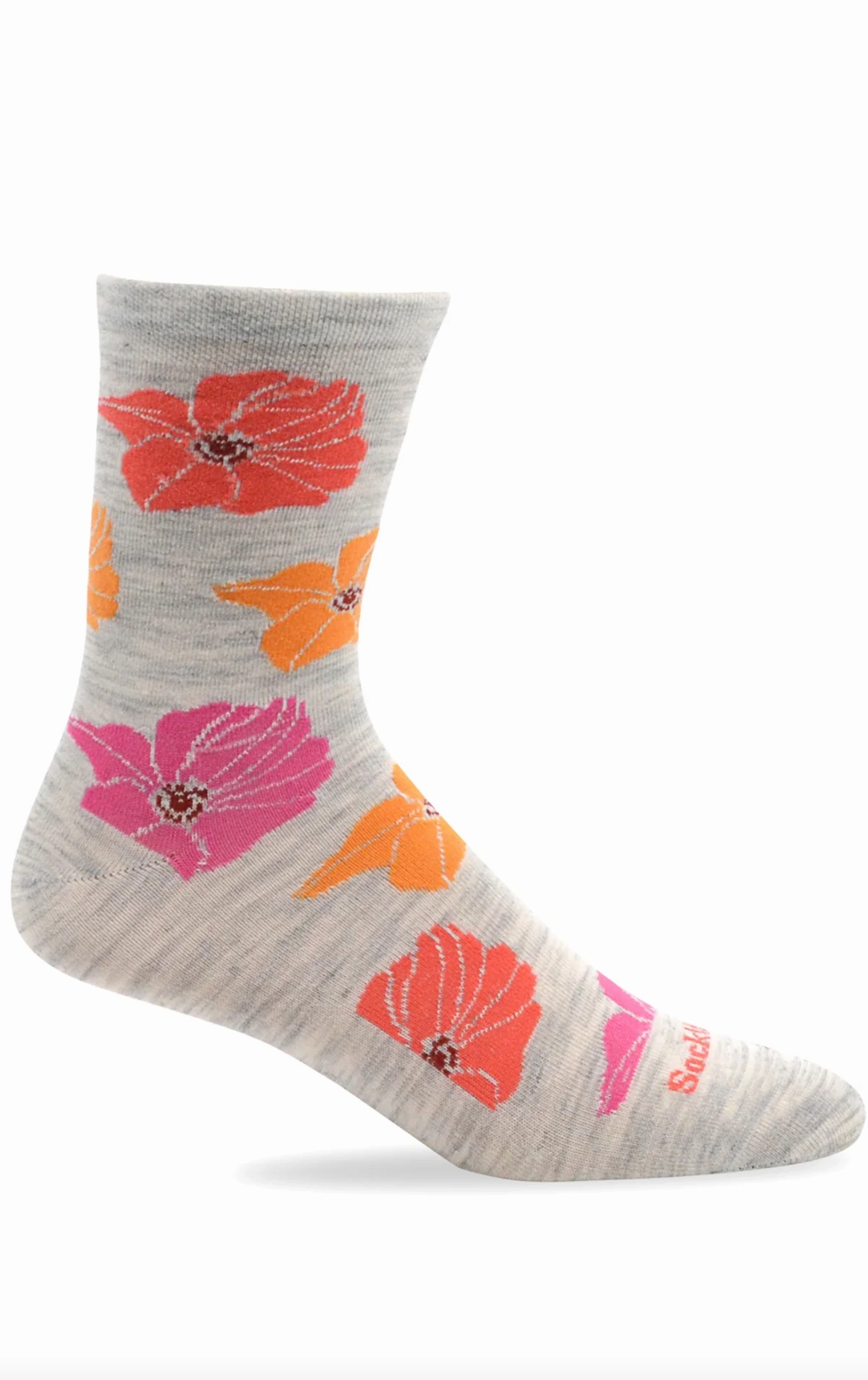 Sockwell Big Bloom Essential Comfort Crew Sock Instant Discount