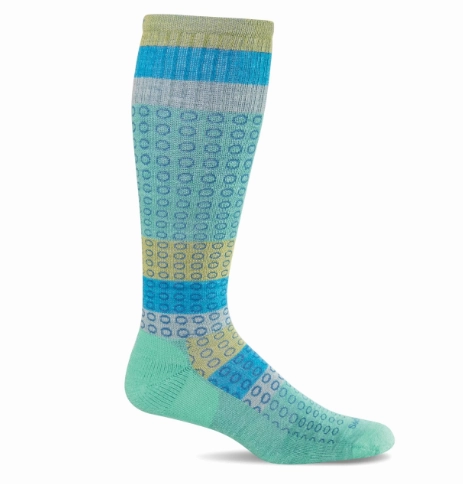 Instant Savings Deal Sockwell Women'S Full Circle Moderate Graduated Compression Socks (Wide Calf)