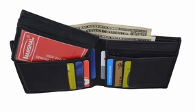 Grab the Deal Now Exclusive Savings Event Soft Leather Mens Bifold Wallet With Removable Id Holder 1615