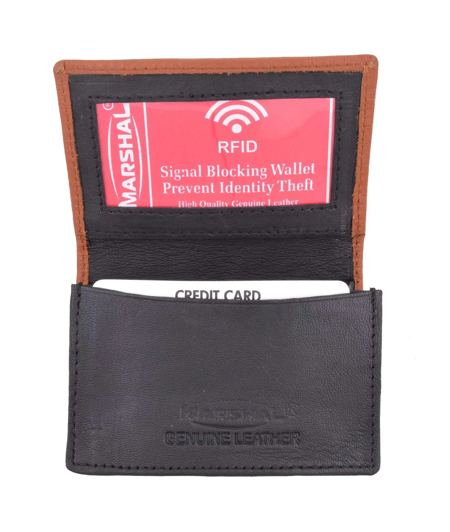 New Crocodile Pattern Rfid Blocking Premium Soft Leather Business Card Holder With Expandable Pocket Rfidp70Cr (C) Hot Pick Deal