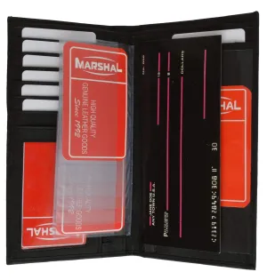 Todays Hot Pick Rfid Blocking Slim Leather Checkbook Organizer Id Credit Card Holder Wallet Rfid 853 (C)