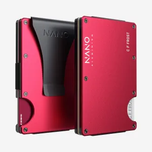 Gift Ideas Galore Instant Deal Today Personalised Money Clip Wallet (Volcano Red)