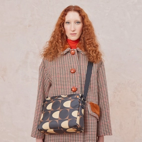 Fielder Crossbody Bag - Spot Square Mocha Hot Pick Sale