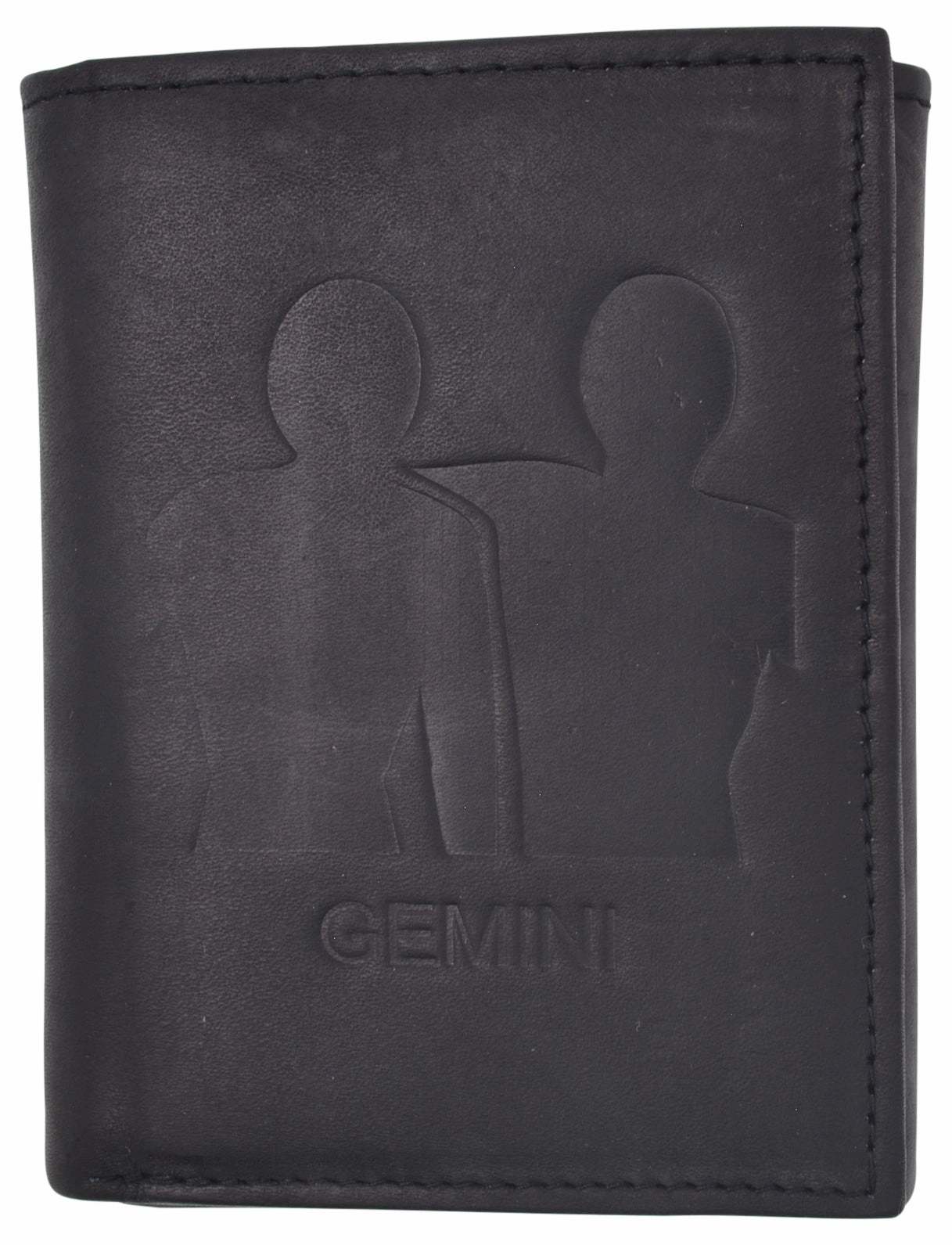 Surprise Discount Today Gemini Zodiac Sign Bifold Trifold Genuine Leather Men'S Wallets