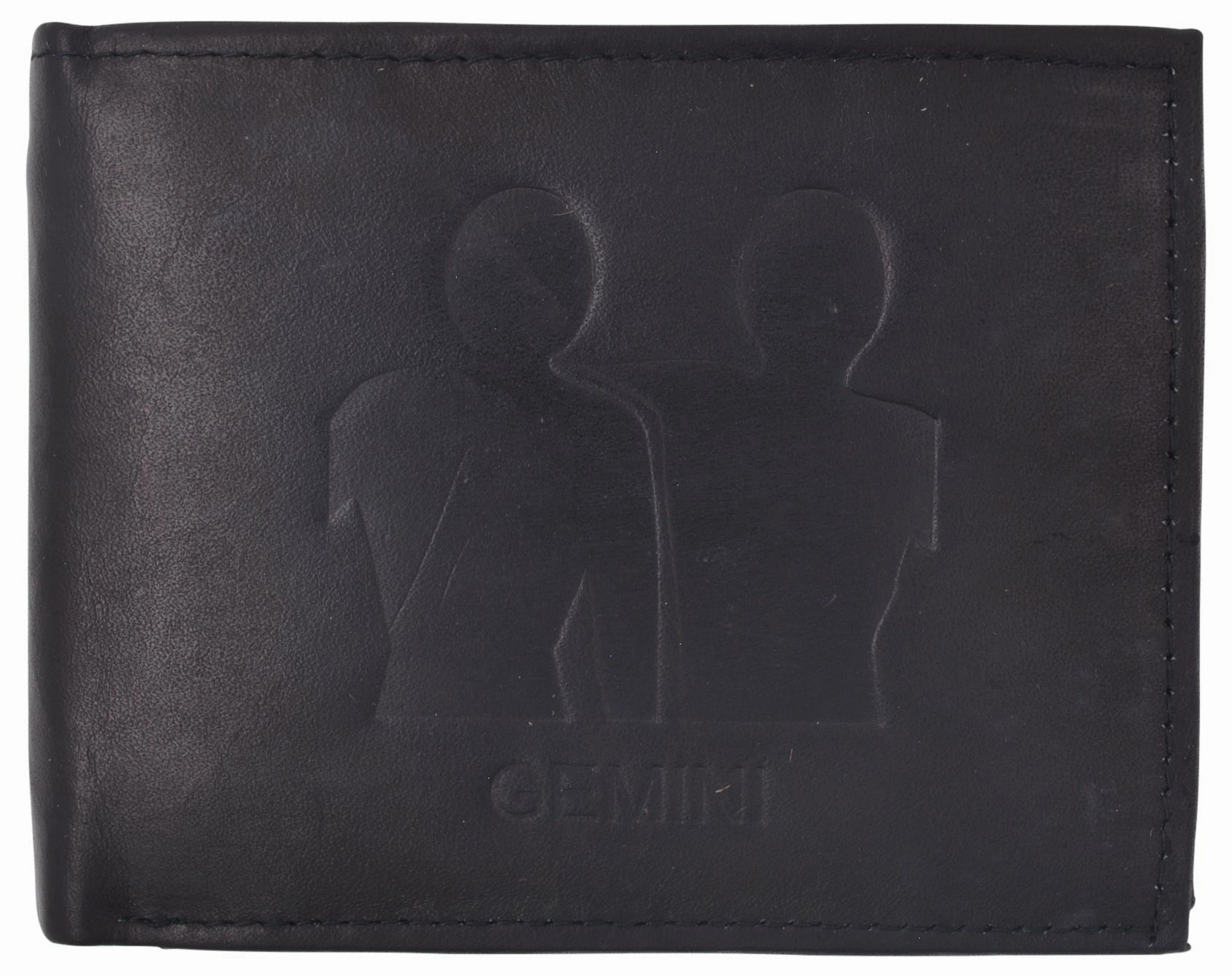 Gemini Zodiac Sign Bifold Trifold Genuine Leather Men'S Wallets Special Steal Event Trending Deals Today