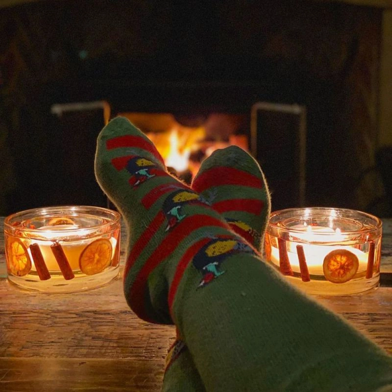 Hot Offer Inside Mega Sale Now Shuttle Socks - Green And Red Pheasant Shooting Socks