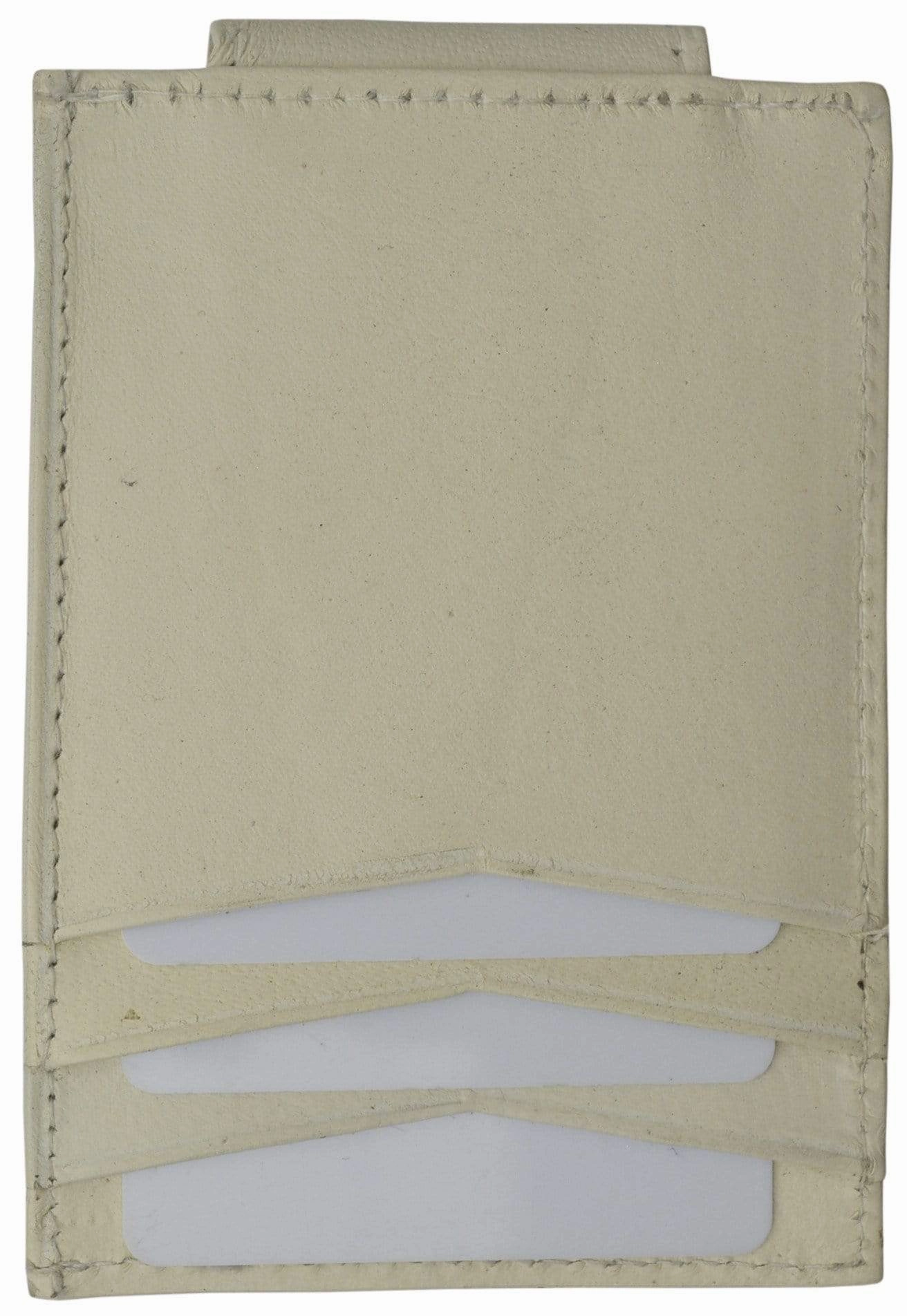 Mens Genuine Leather Money Clip Credit Card Holder Wallet Multiple Colors 1010R (C) Shop Todays Picks Flash Sale Alert