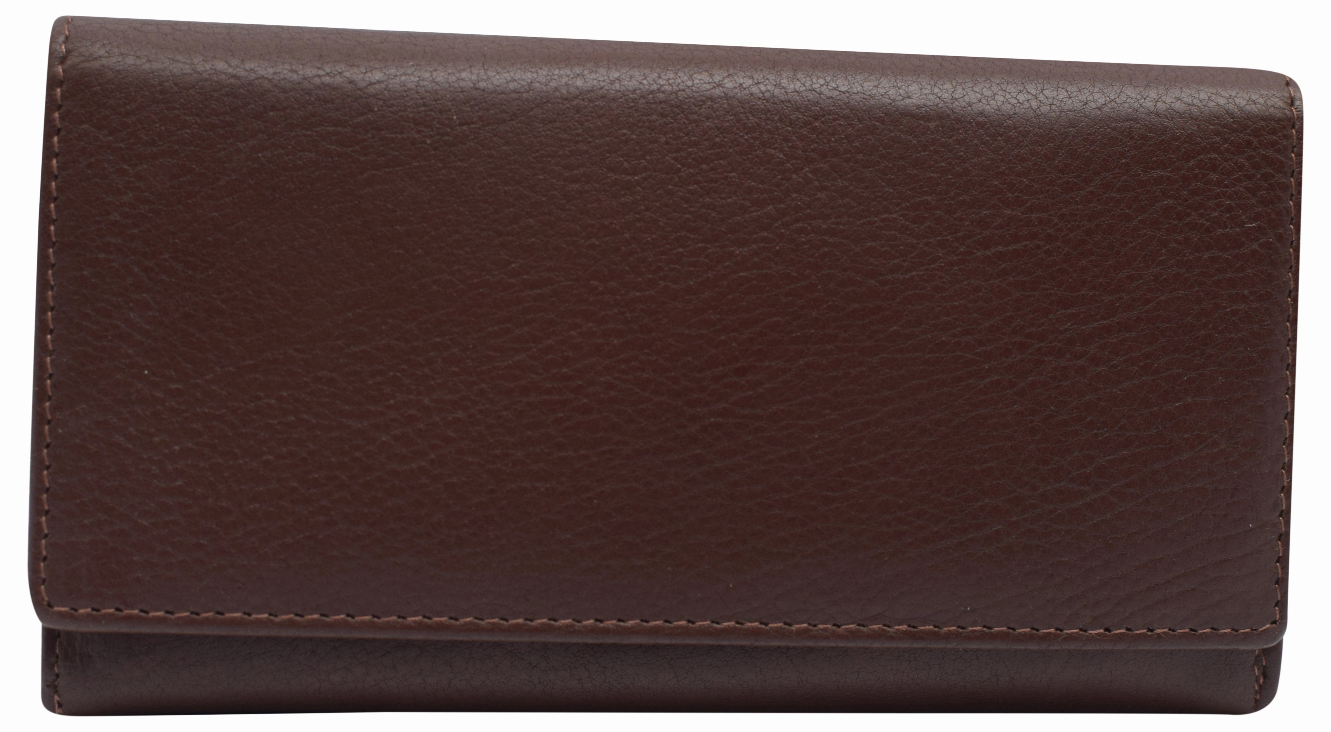 Womens Rfid Genuine Leather Wallet Clutch Zip Around Checkbook Organizer For Ladies Limited Stock Alert Shop Save Big