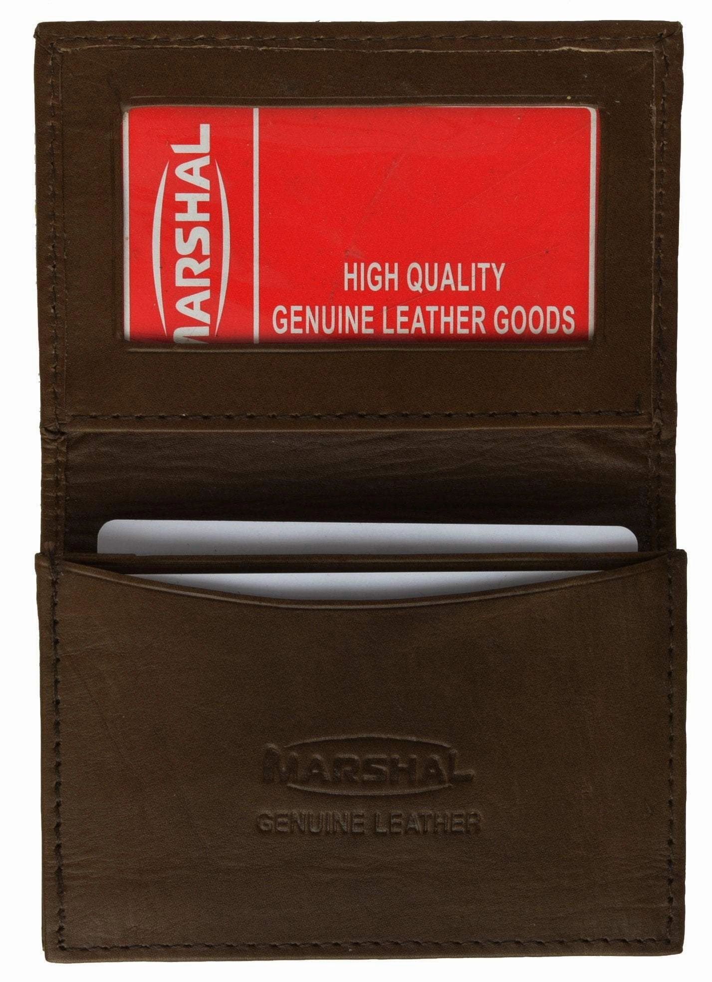 New Leather Business Card Holder Expandable Wallet Money Card Case Mens 70 (C) Instant Savings Inside MustHave Clearance