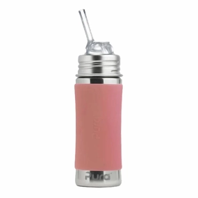 Pura Kiki Stainless Steel Kiddo Straw Bottle 325Ml - Rose V2 Best Deal Alert