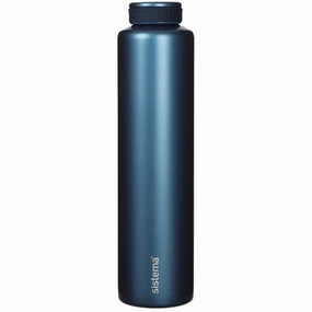 Sistema Stainless Steel Water Bottle 600 Ml Blue Clearance Event