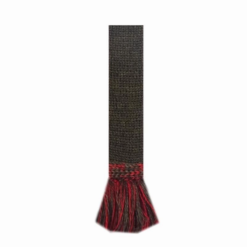 EndofWeek Deals Surprise Offer Now William Powell Merino Mix Garter Flashes (Pair) - Spruce/Brick Red