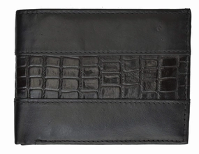 Special Series Genuine Leather Mens Double Flap Up 4 Id Windows Bifold Wallet 5532 Cf Surprise Discount Today