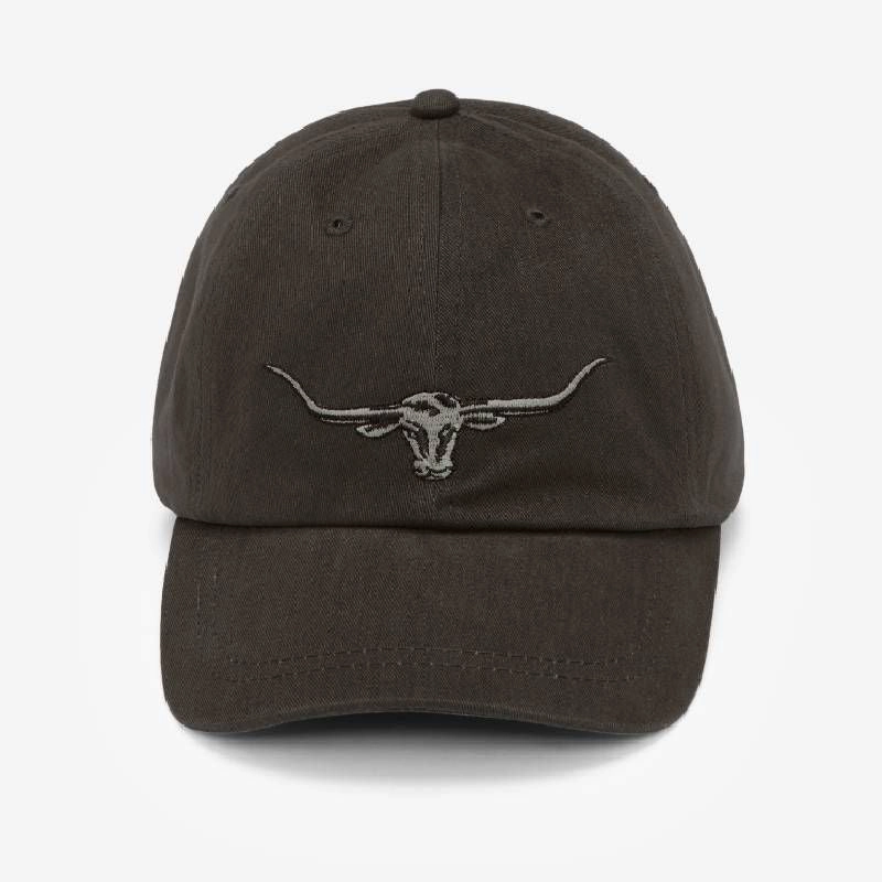 R.M.Williams Steers Head Logo Cap - Silt Dont Wait Save Today