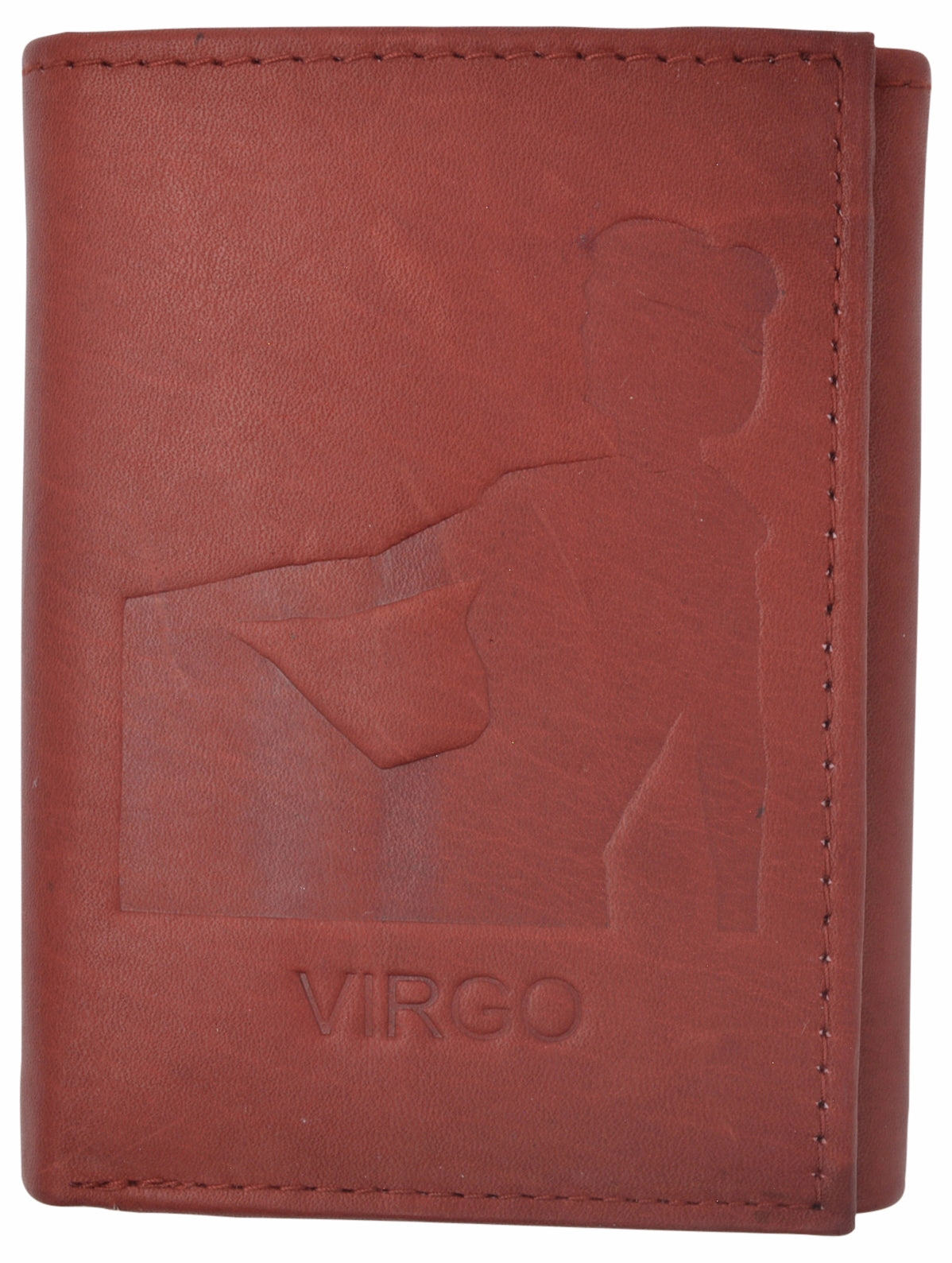 Virgo Zodiac Sign Bifold Trifold Genuine Leather Men'S Wallets Best Price Today Limited Stock Alert