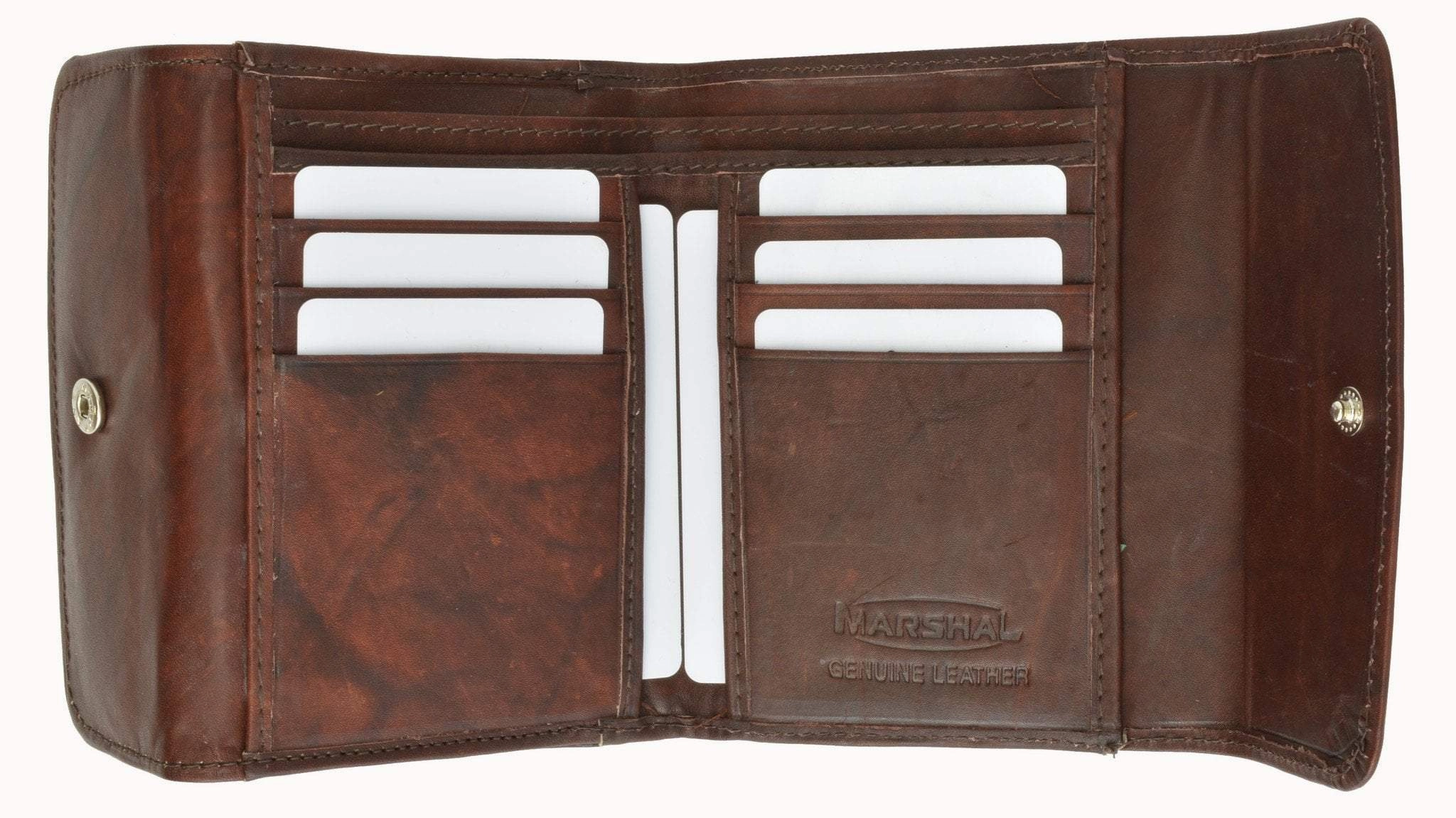 MustHave Clearance Grab Your Savings Small Genuine Leather Ladies Credit Card Holder Wallet With Snap Enclosure 1527 Cf (C)