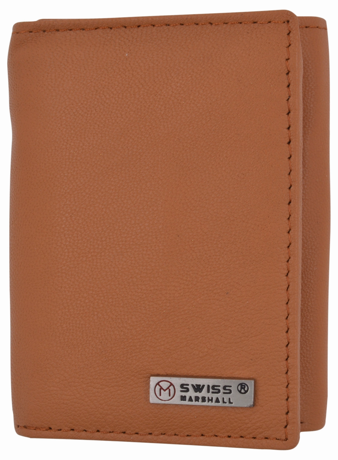 Swiss Marshall Executive Mens Rfid Protected Trifold Genuine Leather Wallet Id Window Grab It Now