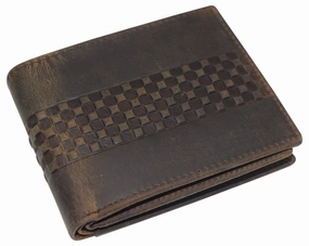 Cazoro Rfid Blocking Men'S Handmade Vintage Distressed Genuine Leather Bifold Id Window Wallet For Men Hot Price Drop Clearance Savings Now