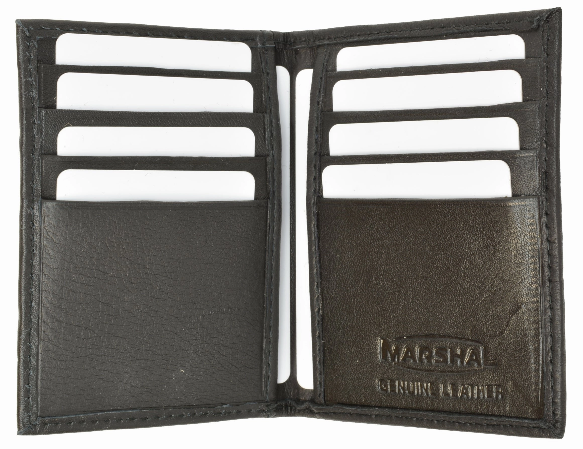 Mens Slim Thin Genuine Leather Bifold Id Wallet Money Credit Card Holder Window Hot Deal Alert Online Deal Frenzy