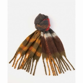 Barbour Isla Tartan Ladies Boucle Scarf - Classic Grab It Fast