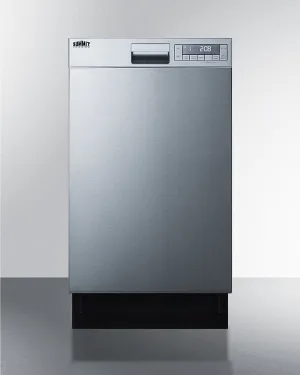 Summit 18" Wide Built-In Dishwasher - DW18SS4