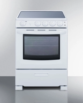 Summit REX2421WRT 24" Wide Electric Smooth-Top Range