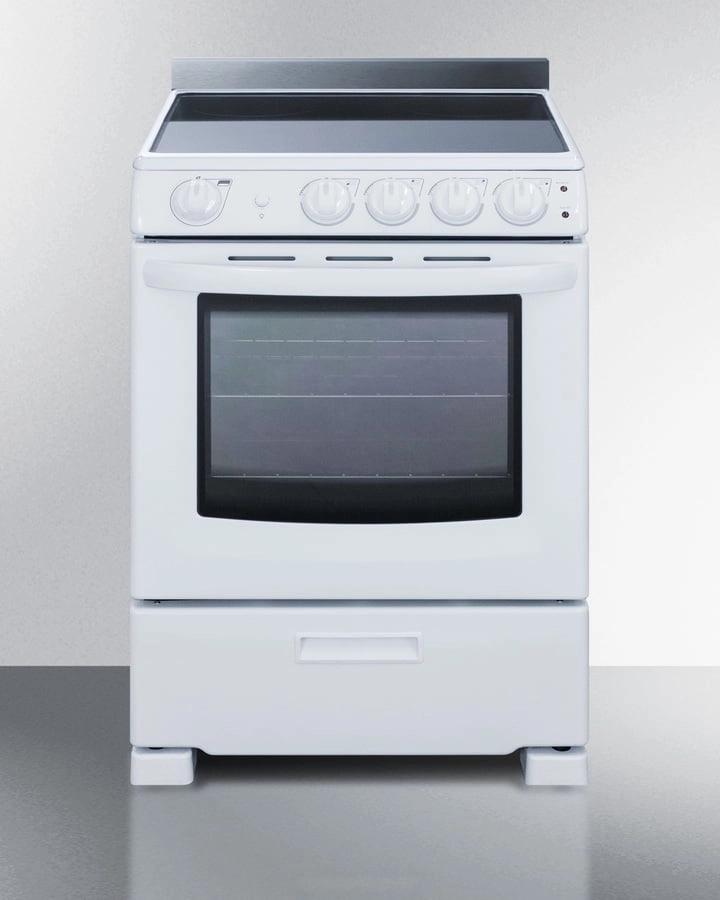 Summit REX2421WRT 24" Wide Electric Smooth-Top Range