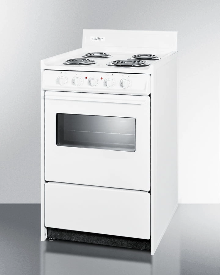 Summit WEM110W 20" Wide Electric Coil Top Range