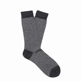Grab Your Savings Dont Miss Todays Deal Sunspel Organic Cotton Socks Grey Marl Twist