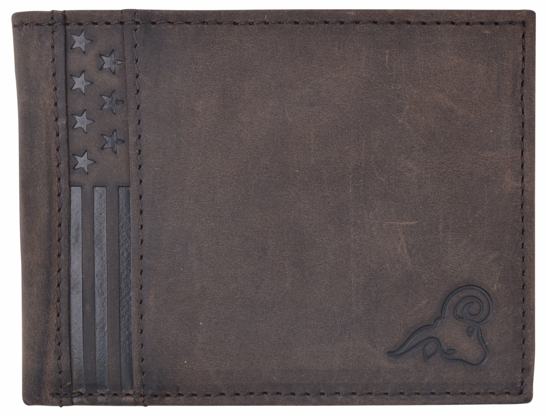 Mens Wallet Rfid Genuine Leather Bifold Wallets For Men Usa Stars & Stripes Design Best Deal Today