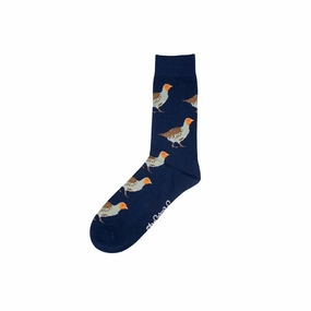 Hot Discount Deal Shuttle Socks - Navy Partridge