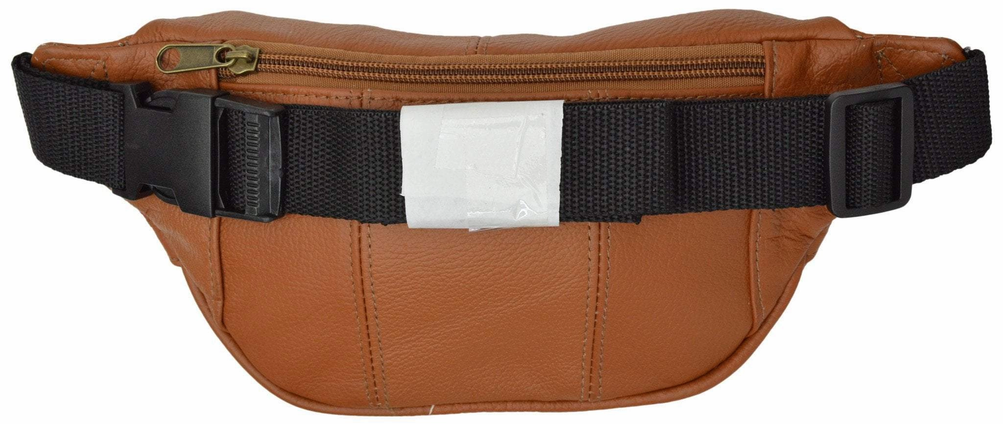 Big Clearance Event Slim Design Leather Fanny Packs Many Colors 7310 (C)