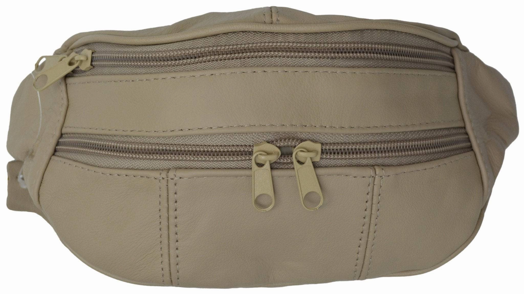 Best Seller Discount Clearance Event Today Slim Design Leather Fanny Packs Many Colors 7310 (C)