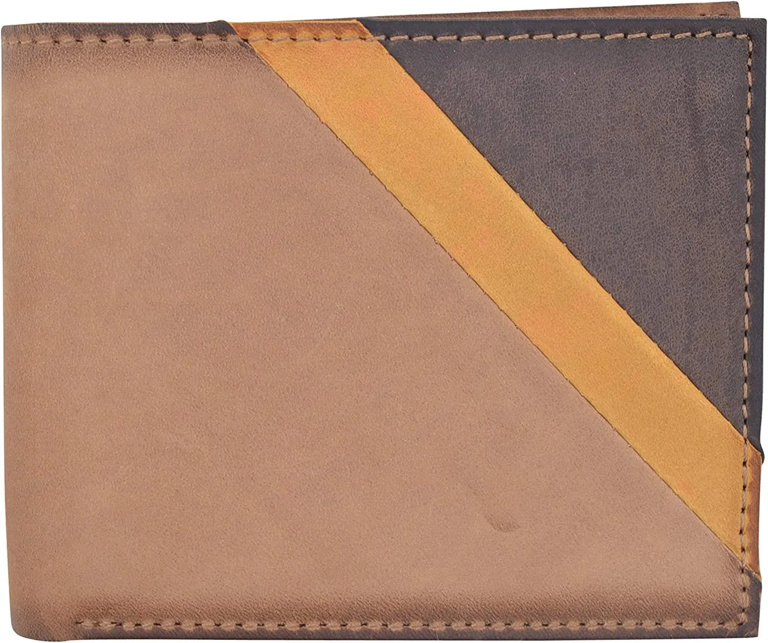 Clearance Sale Best Seller Discount Cazoro Slim Wallet For Men Bifold Genuine Leather Rfid Blocking Minimalist Stylish Front Pocket Mens Wallets (Camel)