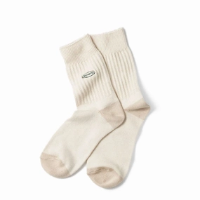 EndofWeek Deals Rototo Womens Multi Stripe Sock Ivory