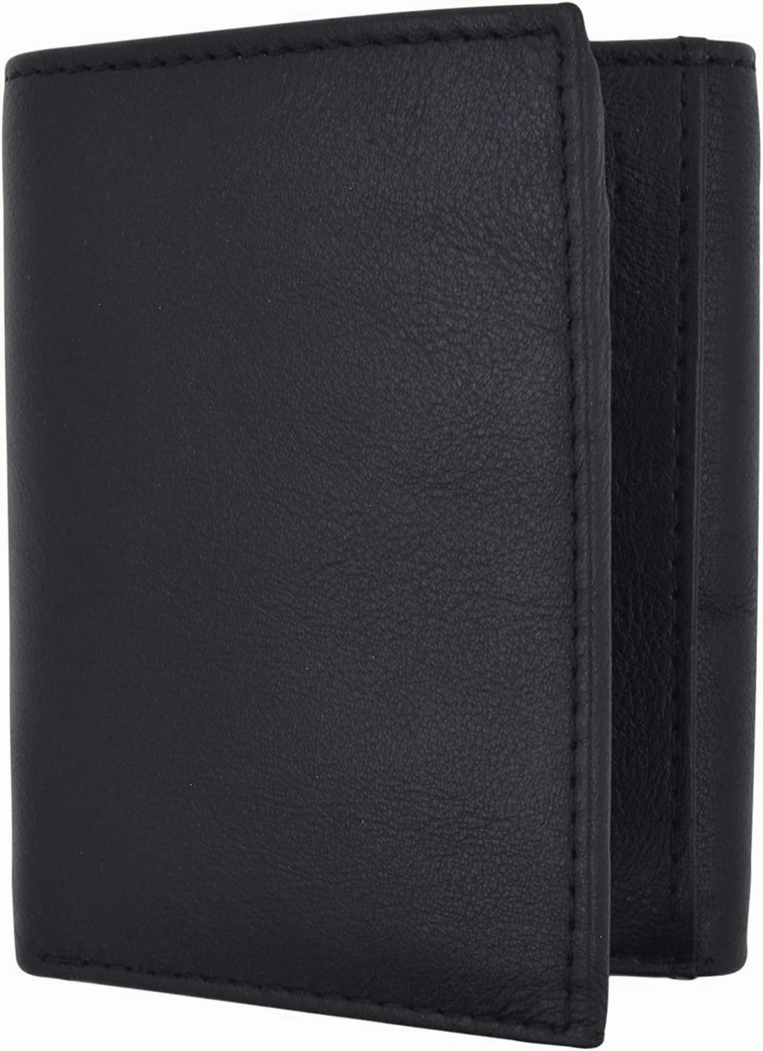 Swiss Marshall Rfid Blocking Trifold Credit Card Mens Genuine Leather Wallet W/Outside Id Window & Gift Box (Tan) Hot Deal Alert