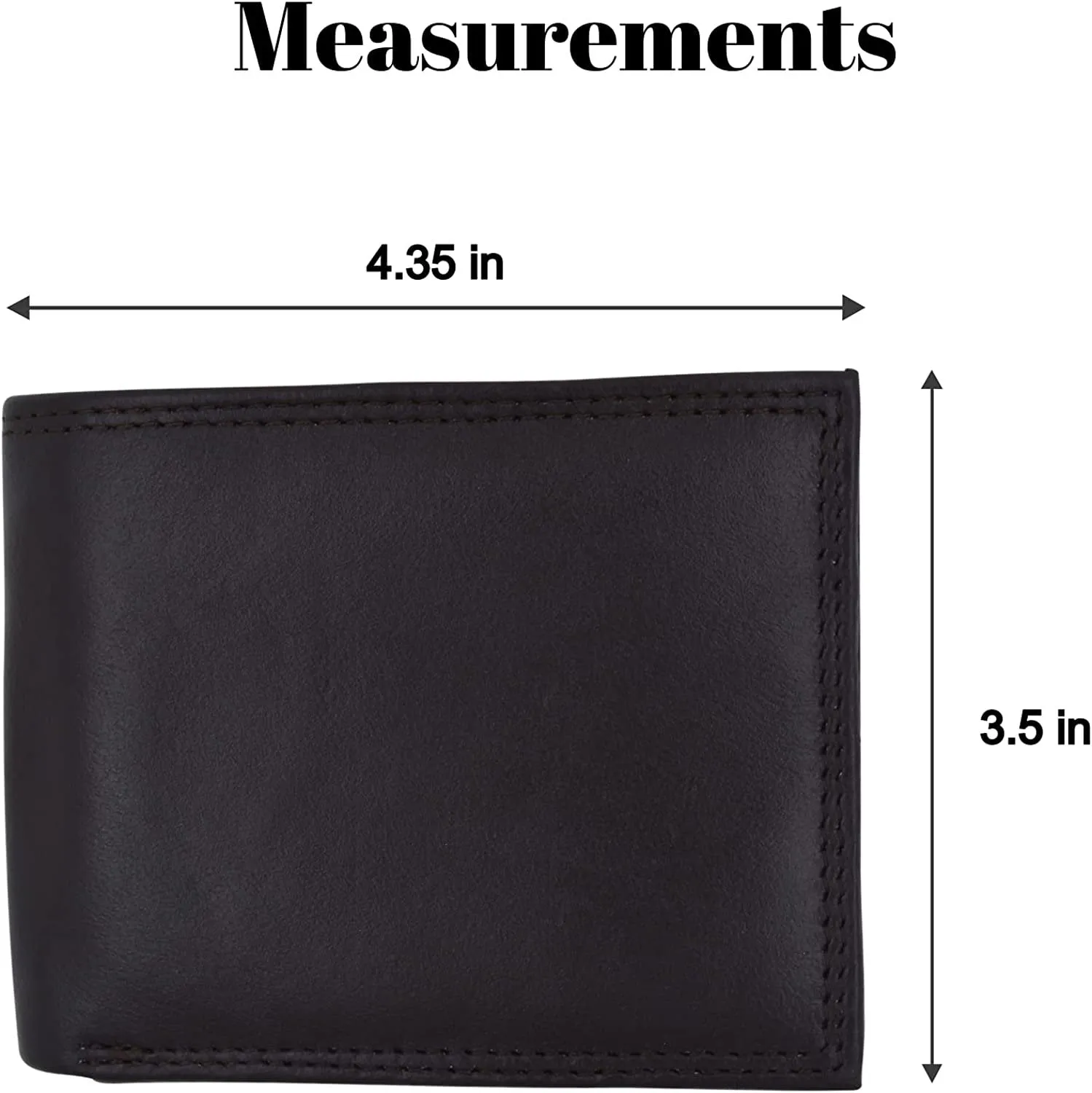 Online Exclusive Offer Swiss Marshall Men'S Rfid Blocking Premium Leather Bifold Multi-Card Compact Center Flip Wallet