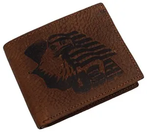 Swiss Marshall Rfid Blocking Genuine Leather Men'S Bifold Eagle Usa Logo Wallet Grab Todays Deal Todays Hot Pick