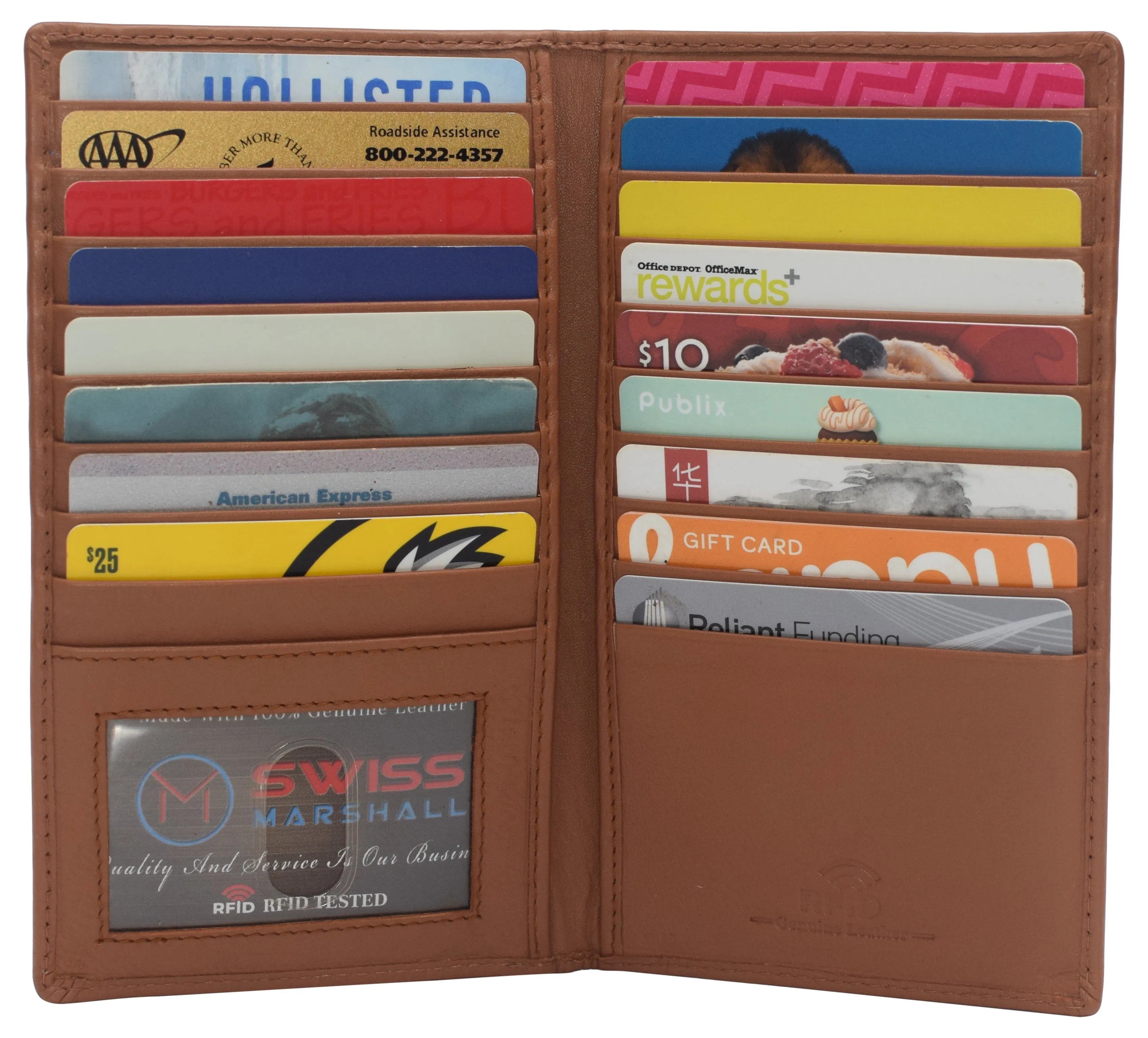 Today Only Discount Alert Grab Your Deal Today Swiss Marshall Rfid Blocking Genuine Leather Mens Long Id 17 Credit Card Security Wallet Colors