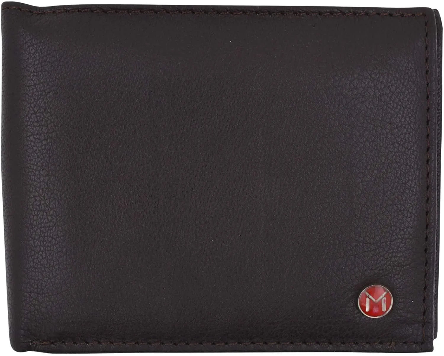 Swiss Marshall Rfid Logo Mens Wallet Deluxe Capacity Passcase Bifold With Divided Bill Section (Black) Shop Grab Savings Weekend Specials