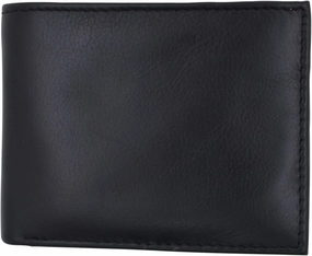 Swiss Marshall Men'S Rfid Blocking Genuine Leather Classic Bifold Wallet With Gift Box (Black) Surprise Discount Today