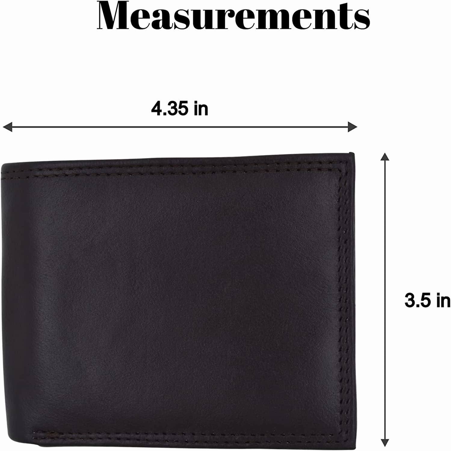 Online Exclusive Offer Swiss Marshall Men'S Rfid Blocking Premium Leather Bifold Multi-Card Compact Center Flip Wallet